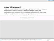 Tablet Screenshot of hukommelseskortet.dk